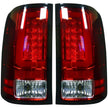 GMC Sierra 07-13 (2nd GEN – SINGLE WHEEL ONLY) OLED TAIL LIGHTS - Red Lens - Image 2