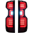 Chevy Silverado 19-23 1500 & 20-23 2500/3500 (Replaces Factory OEM LED Tail Lights ONLY) 4th GEN Body Style OLED TAIL LIGHTS - Smoked Lens - Image 2
