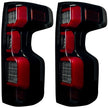 Chevy Silverado 19-23 1500 & 20-23 2500/3500 (Replaces Factory OEM Halogen Tail Lights ONLY) 4th GEN Body Style OLED TAIL LIGHTS - Smoked Lens - Image 2