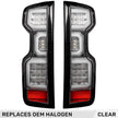 Chevy Silverado 19-23 1500 & 20-23 2500/3500 (Replaces Factory OEM Halogen Tail Lights ONLY) 4th GEN Body Style OLED TAIL LIGHTS - Clear Lens