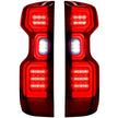 Chevy Silverado 19-23 1500 & 20-23 2500/3500 (Replaces Factory OEM LED Tail Lights ONLY) 4th GEN Body Style OLED TAIL LIGHTS - Red Smoked Lens