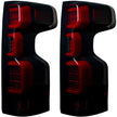 Chevy Silverado 19-23 1500 & 20-23 2500/3500 (Replaces Factory OEM LED Tail Lights ONLY) 4th GEN Body Style OLED TAIL LIGHTS - Red Smoked Lens - Image 4