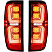 GMC Sierra 19-23 1500 & 20-23 2500/3500 (Only Fits Single Wheel Body Style Trucks with Factory OEM Halogen Tail Lights) 4th GEN Body Style OLED TAIL LIGHTS - Clear Lens