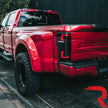 Ford Superduty F250/350/450/550 20-22 (Replaces OEM LED Style Tail Lights with BLIS Blind Spot Warning System) OLED TAIL LIGHTS - Smoked Lens - Image 3