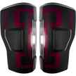 Ford Superduty F250/350/450/550 20-22 (Replaces OEM LED Style Tail Lights with BLIS Blind Spot Warning System) OLED TAIL LIGHTS - Smoked Lens - Image 6