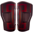 Ford Superduty F250/350/450/550 20-22 (Replaces OEM LED Style Tail Lights with BLIS Blind Spot Warning System) OLED TAIL LIGHTS - Dark Red Smoked Lens - Image 5