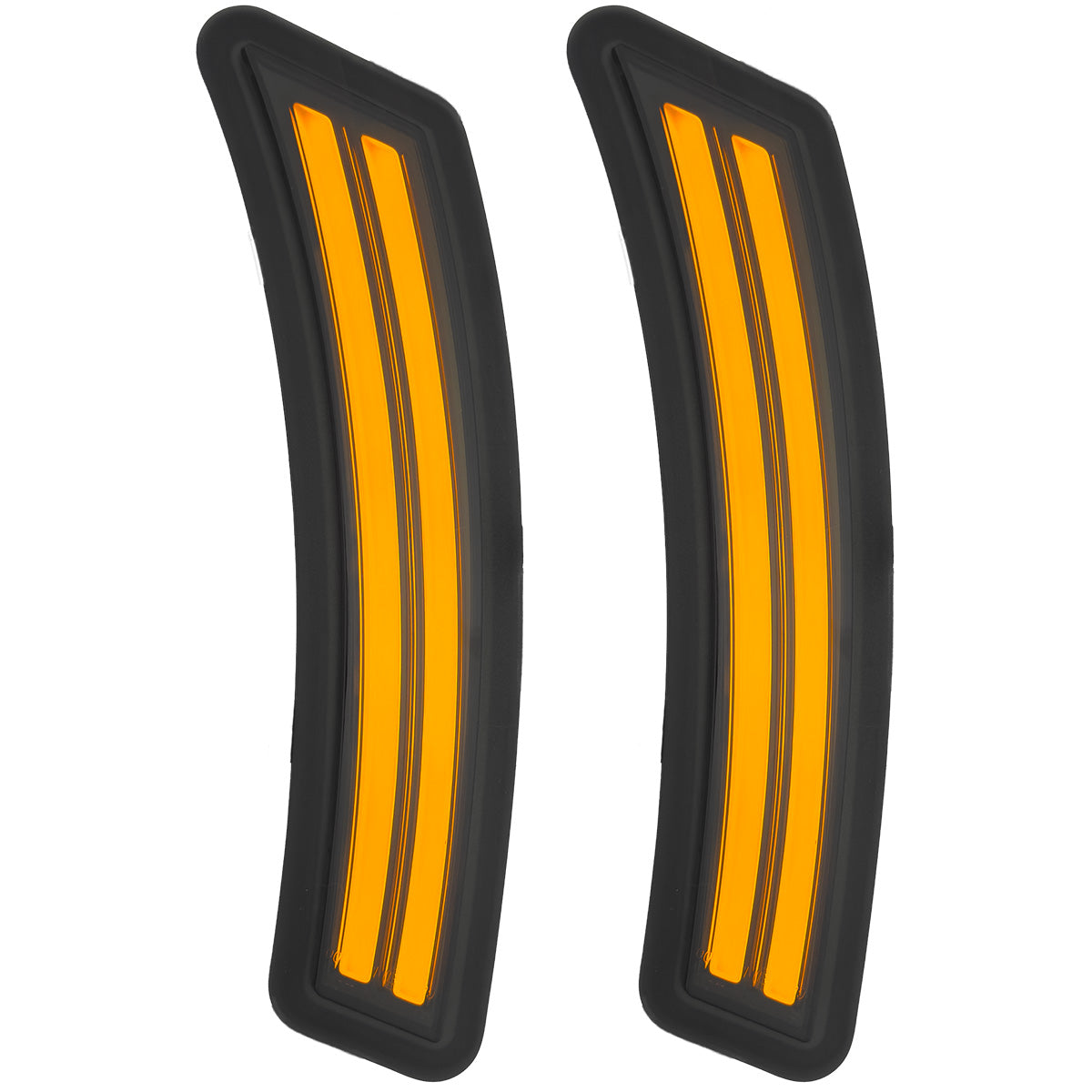 Cadillac 25-26 Escalade & Escalade IQ & GMC 25-26 Yukon/Yukon XL/Yukon Denali (5th GEN) & 25-26 Chevy Tahoe/Suburban (5th GEN) LED Front Fender Lens w AMBER LEDs - Smoked Lens - Image 3