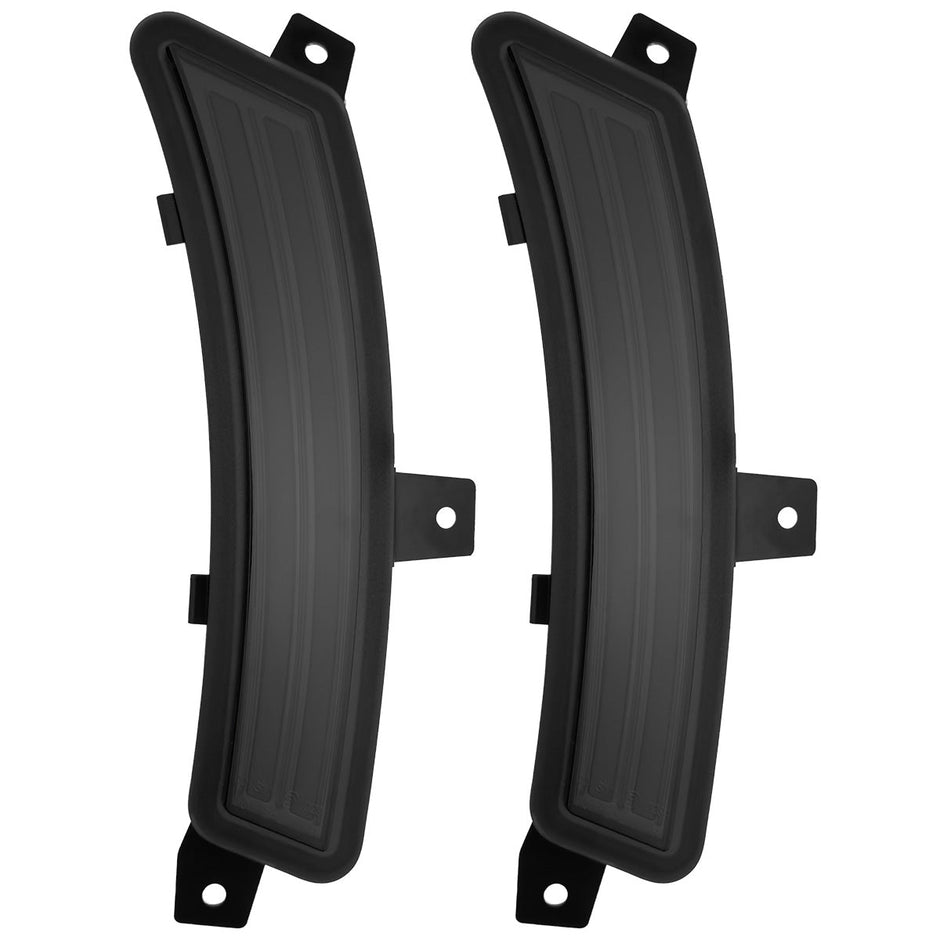 Cadillac 25-26 Escalade & Escalade IQ & GMC 25-26 Yukon/Yukon XL/Yukon Denali (5th GEN) & 25-26 Chevy Tahoe/Suburban (5th GEN) LED Front Fender Lens w AMBER LEDs - Smoked Lens - Image 4