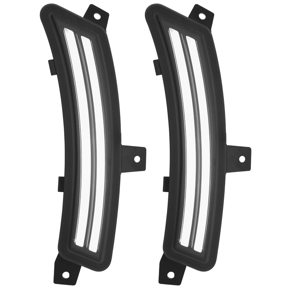 Cadillac 25-26 Escalade & Escalade IQ & GMC 25-26 Yukon/Yukon XL/Yukon Denali (5th GEN) & 25-26 Chevy Tahoe/Suburban (5th GEN) LED Front Fender Lens w WHITE LEDs - Smoked Lens - Image 3