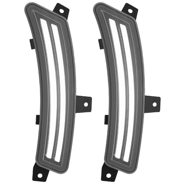 Cadillac 25-26 Escalade & Escalade IQ & GMC 25-26 Yukon/Yukon XL/Yukon Denali (5th GEN) & 25-26 Chevy Tahoe/Suburban (5th GEN) LED Front Fender Lens w WHITE LEDs - Clear Lens - Image 2