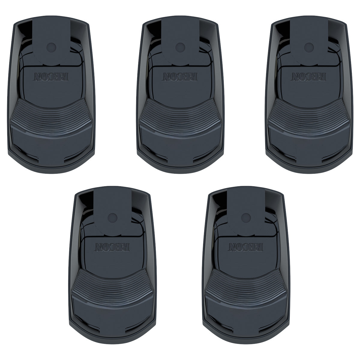 Ford 23-25 Superduty (5-Piece Set) Smoked Cab Roof Light Lens with 2-Way Forward & Rear Facing AMBER ULTRA High-Power LEDs - ATTN: (Plug-N-Play Replacement for OEM Factory Installed Cab Roof Lights) - SMOKED - Image 4