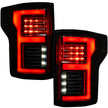 Ford F150 18-20 (Replaces OEM LED Style Tail Lights w/ Blind Spot Warning System) OLED TAIL LIGHTS - Smoked Lens - Image 5
