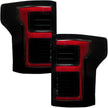 Ford F150 18-20 (Replaces OEM LED Style Tail Lights w/ Blind Spot Warning System) OLED TAIL LIGHTS - Smoked Lens - Image 2