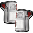 Ford F150 18-20 (Replaces OEM LED Style Tail Lights w/ Blind Spot Warning System) OLED TAIL LIGHTS - Clear Lens