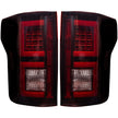 Ford F150 18-20 (Replaces OEM Halogen Style Tail Lights) OLED TAIL LIGHTS - Dark Red Smoked Lens - Image 2
