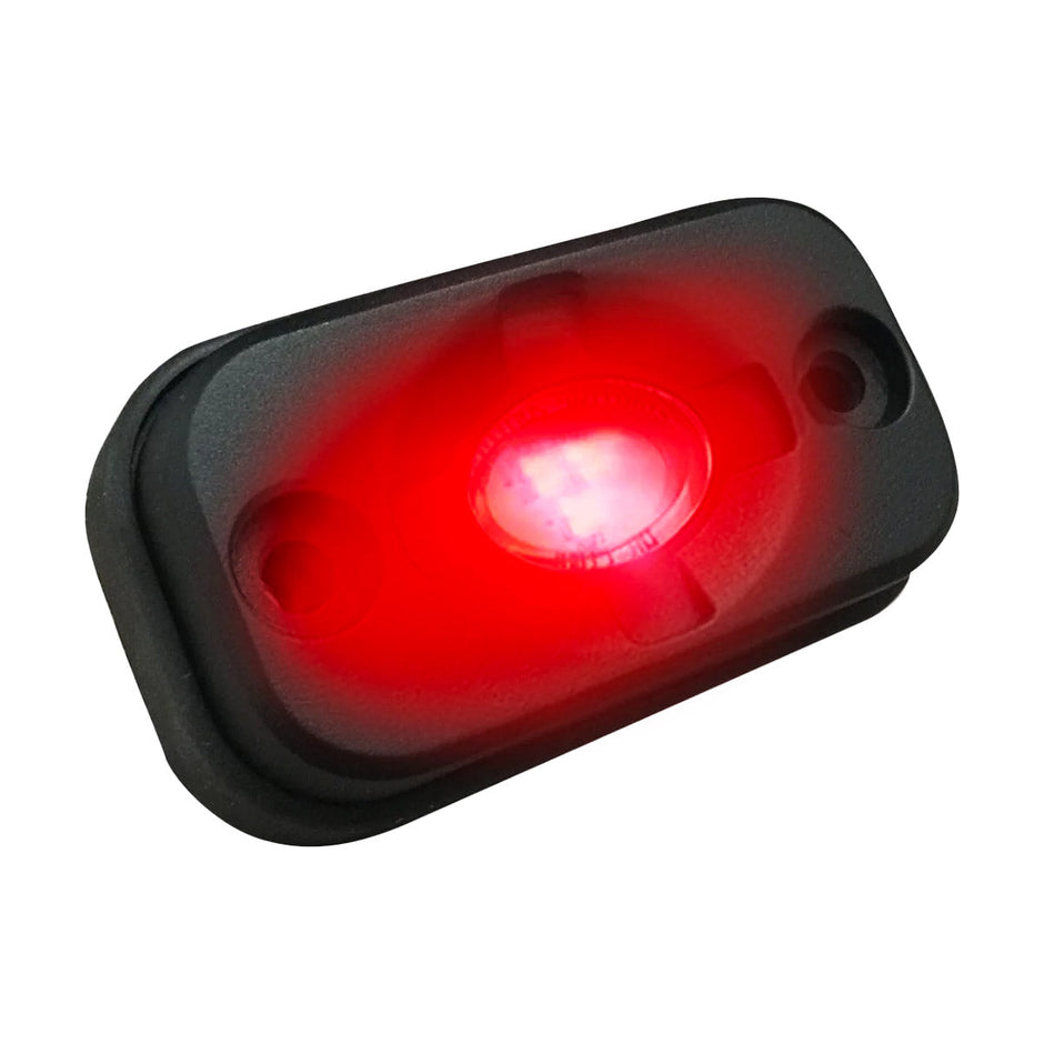 Under Body / Wheel Well Mounted Rectangular Ultra High Power 15-Watt 1600-Lumen CREE LEDs IP67 Waterproof (Includes Wiring Hardware & Gaskets for 4pc Kit - Dimensions: L x H x D = 3.0