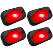 Under Body / Wheel Well Mounted Rectangular Ultra High Power 15-Watt 1600-Lumen CREE LEDs IP67 Waterproof (Includes Wiring Hardware & Gaskets for 4pc Kit - Dimensions: L x H x D = 3.0