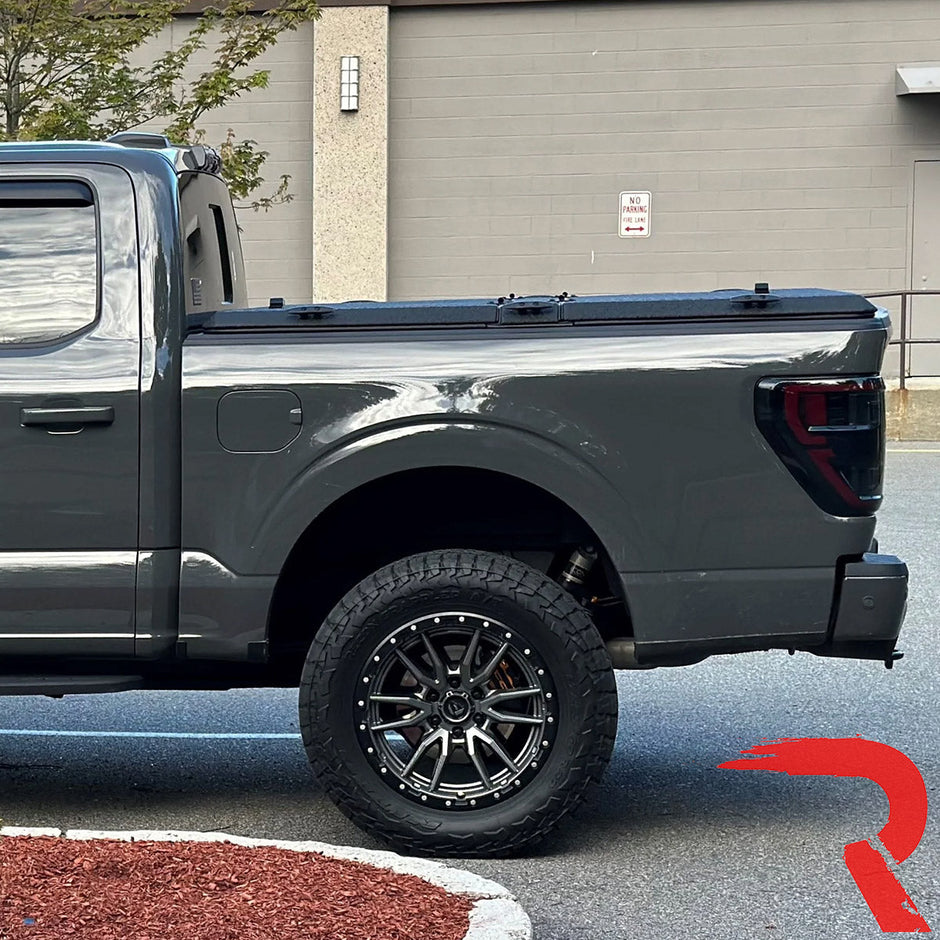 Ford F150 21-23 (Replaces OEM Halogen Style Tail Lights w/ Blind Spot Warning System) OLED TAIL LIGHTS - Smoked Lens - Image 6
