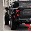 Ford F150 & RAPTOR 21-23 (Replaces OEM LED Style Tail Lights w/ Blind Spot Warning System) OLED TAIL LIGHTS - Smoked Lens - Image 3