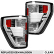 Ford F150 21-23 (Replaces OEM Halogen Style Tail Lights w/ Blind Spot Warning System) OLED TAIL LIGHTS - Clear Lens - Image 3