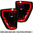 Ford F150 & RAPTOR 21-23 (Replaces OEM LED Style Tail Lights w/ Blind Spot Warning System) OLED TAIL LIGHTS - Smoked Lens