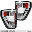 Ford F150 & RAPTOR 21-23 (Replaces OEM LED Style Tail Lights w/ Blind Spot Warning System OLED TAIL LIGHTS - Clear Lens