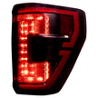 Ford F150 & RAPTOR 21-23 (Replaces OEM LED Style Tail Lights w/ Blind Spot Warning System) OLED TAIL LIGHTS - Red Smoked Lens - Image 3