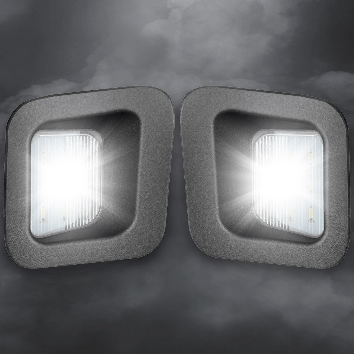 Dodge RAM 1500/2500/3500 03-23 (Classic Body Style Trucks ONLY) Ultra High-Power 3-Watt White LED License Plate Illumination Kit - Image 2