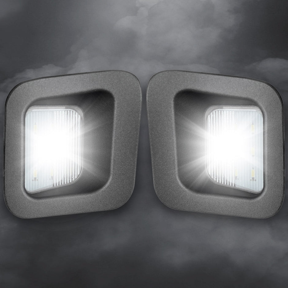 Dodge RAM 1500/2500/3500 03-23 (Classic Body Style Trucks ONLY) Ultra High-Power 3-Watt White LED License Plate Illumination Kit - Image 2