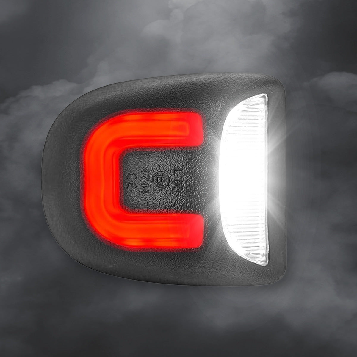 Chevy Silverado & GMC Sierra Trucks 07-13 (2nd GEN Body Style )Ultra High Power 3-Watt White LED License Plate Illumination Kit includes Ultra High Power 3-Watt Red LED Rear Facing Brake & Running Lights - Image 2