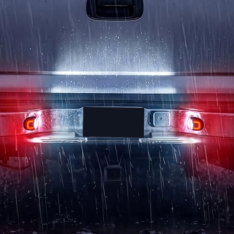 Chevy Silverado & GMC Sierra Trucks 07-13 (2nd GEN Body Style )Ultra High Power 3-Watt White LED License Plate Illumination Kit includes Ultra High Power 3-Watt Red LED Rear Facing Brake & Running Lights - Image 4