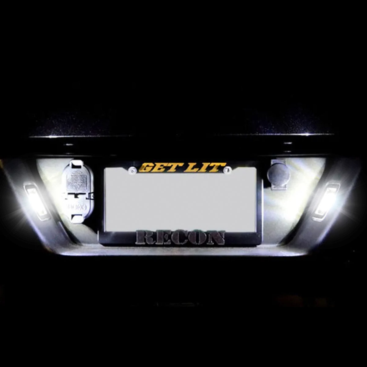 FORD 15-20 F-150 and 17-19 RAPTOR Ultra High Power 3-Watt White LED License Plate Illumination Kit - Image 4