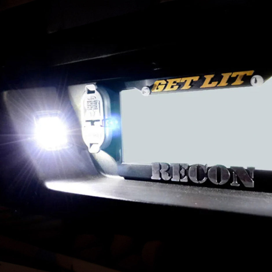 FORD 17-23 SUPERDUTY Ultra High Power 3-Watt White LED License Plate Illumination Kit - Image 3