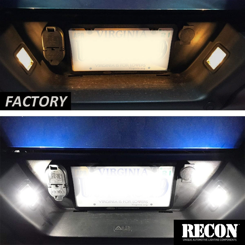 FORD 17-23 SUPERDUTY Ultra High Power 3-Watt White LED License Plate Illumination Kit - Image 5