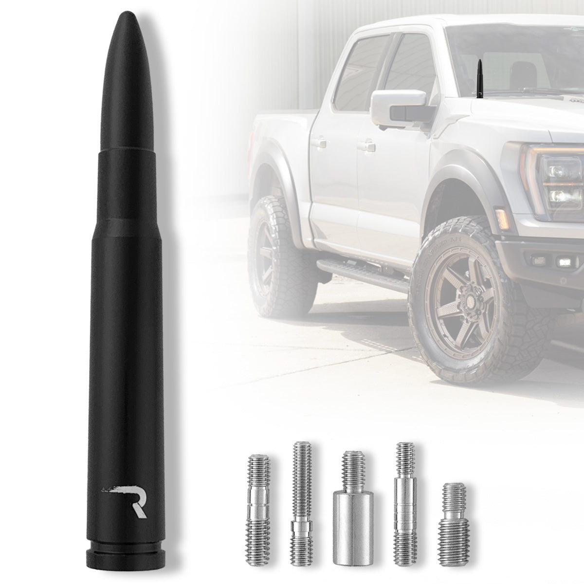 .50 Cal Bullet Shaped Aluminum 5