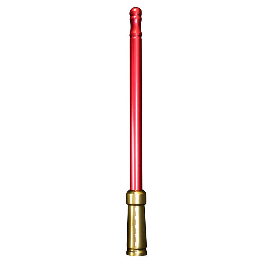 Aluminum 8" Antenna - Universal Fitment Fits All Makes & Models w/ OEM Factory Threaded Antenna - Garnet & Gold