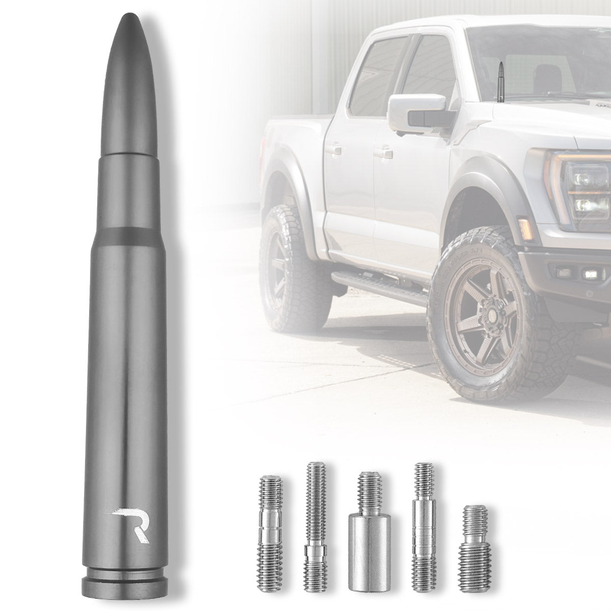 .50 Cal Bullet Shaped Aluminum 5