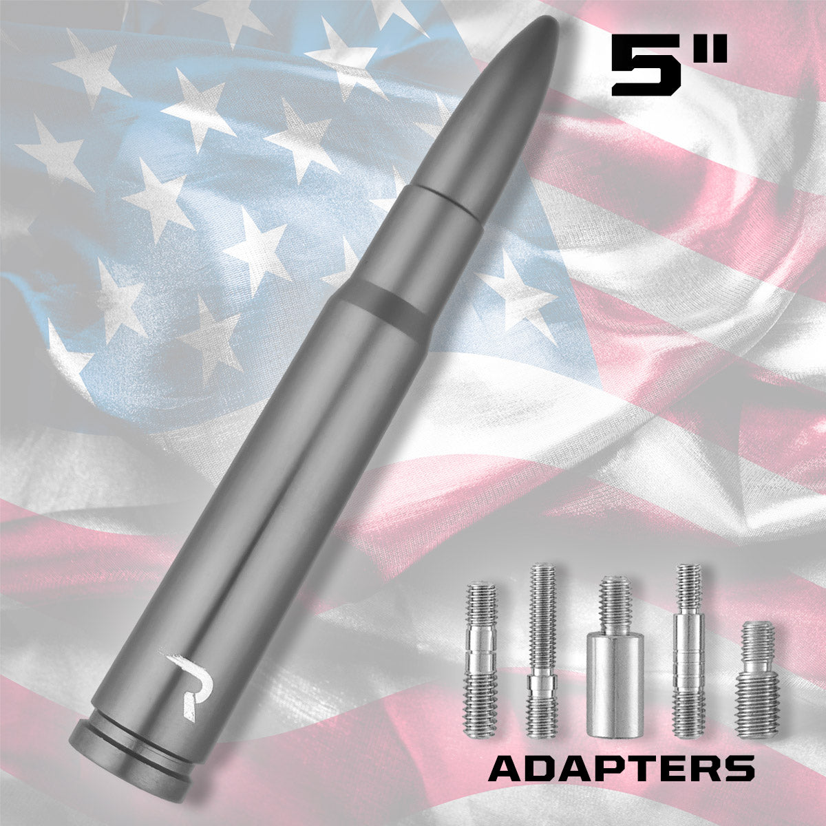 .50 Cal Bullet Shaped Aluminum 5