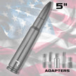 .50 Cal Bullet Shaped Aluminum 5