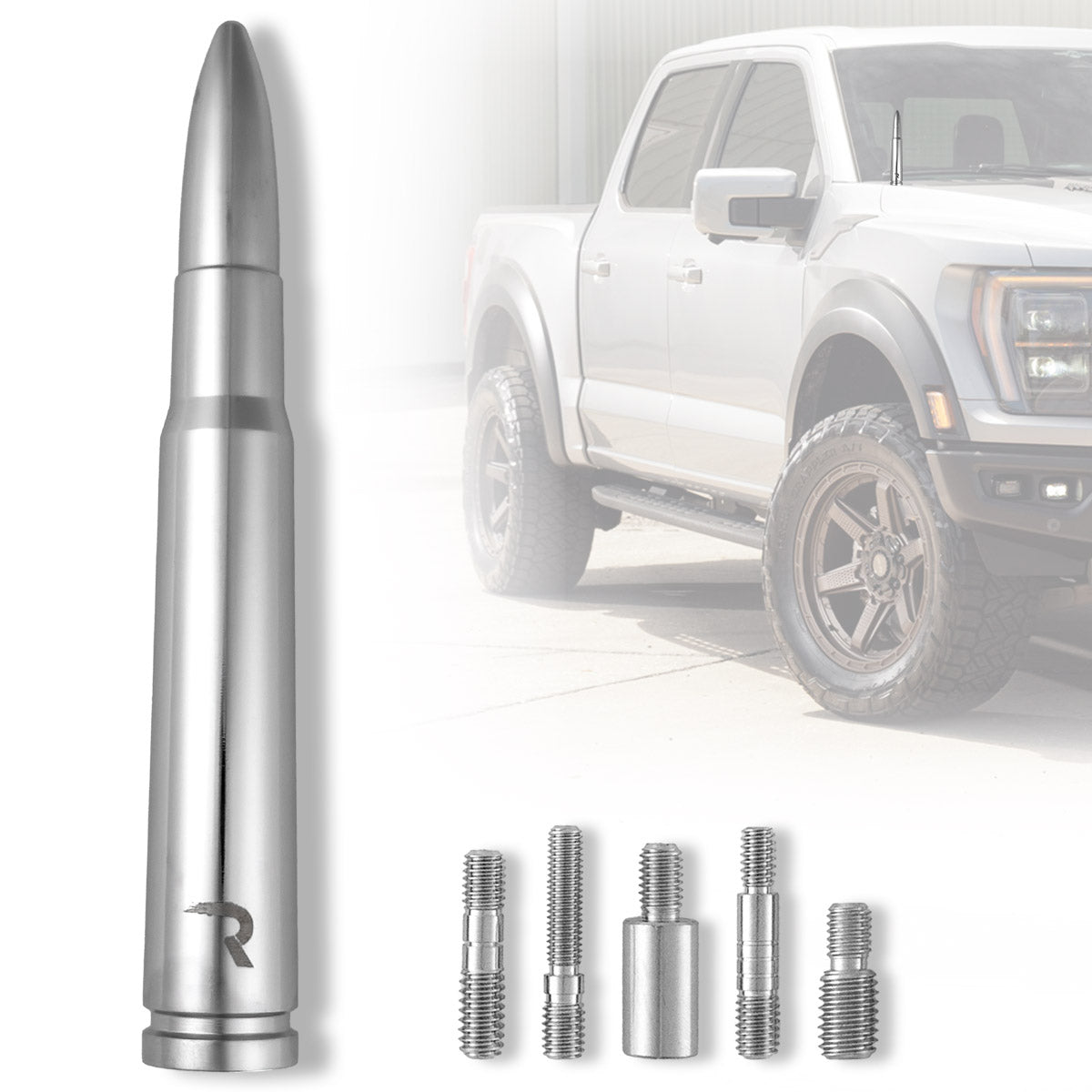 .50 Cal Bullet Shaped Aluminum 5
