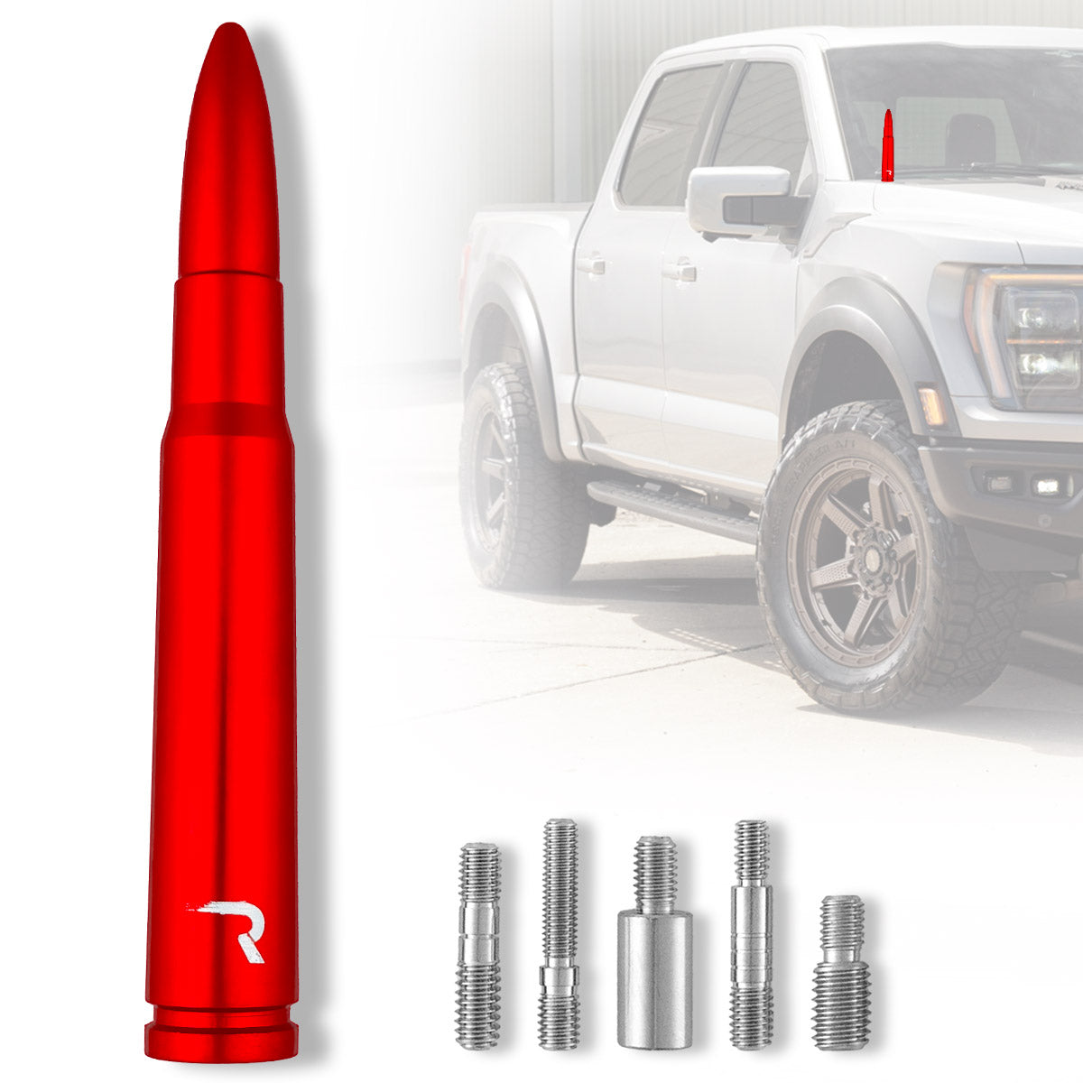 .50 Cal Bullet Shaped Aluminum 5