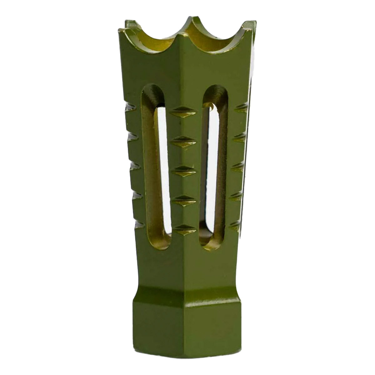 Interchangeable Flared & Spiked Door Breacher Design Rifle Barrel Antenna Tip Flash Hider - This interchangeable flash hider barrel tip fits RECON 10