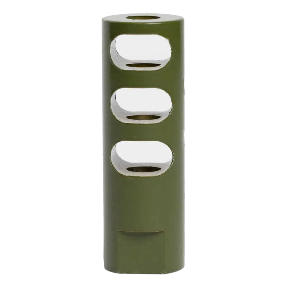 Interchangeable Suppressed Design Rifle Barrel Antenna Tip Flash Hider - This interchangeable flash hider barrel tip fits RECON 10