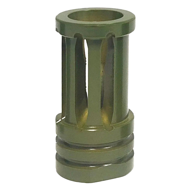 Interchangeable A2 Design Rifle Barrel Antenna Tip Flash Hider - This interchangeable flash hider barrel tip fits RECON 10" Rifle Barrel Antennas - OLIVE DRAB / ARMY GREEN