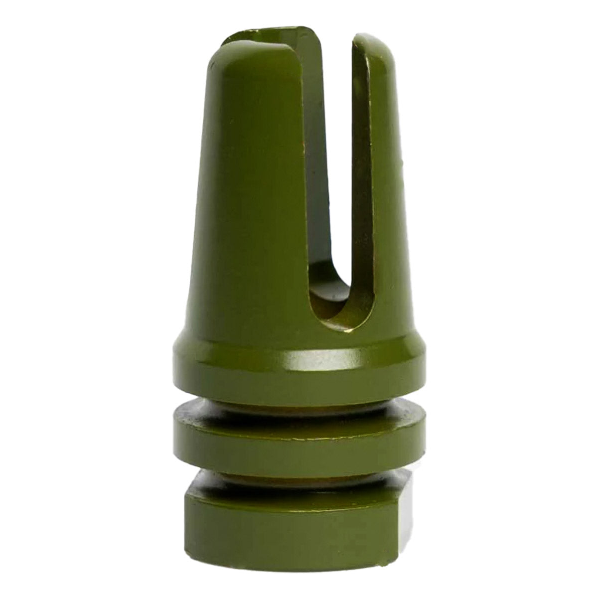 Interchangeable Classic 3-Pronged Design Rifle Barrel Antenna Tip Flash Hider - This interchangeable flash hider barrel tip fits RECON 10