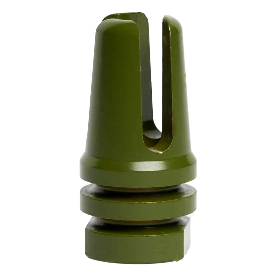 Interchangeable Classic 3-Pronged Design Rifle Barrel Antenna Tip Flash Hider - This interchangeable flash hider barrel tip fits RECON 10
