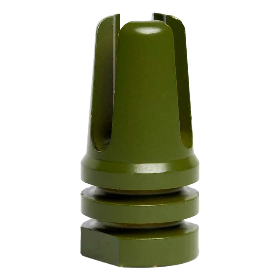 Interchangeable Classic 3-Pronged Design Rifle Barrel Antenna Tip Flash Hider - This interchangeable flash hider barrel tip fits RECON 10