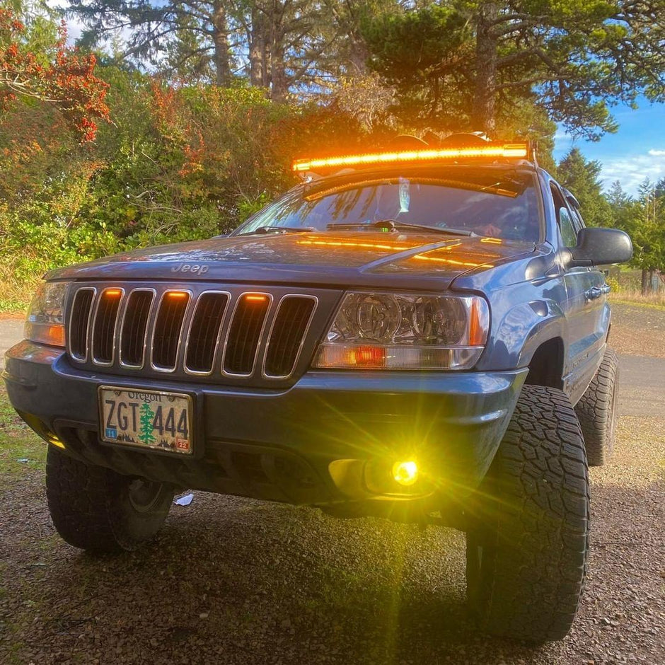 6 Modes Series Amber and White LED Light Bars