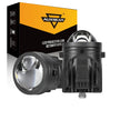 (2pcs/Set)2 Inch 80W Bi-LED Projector Lens Fog Light 6000K Hyperboloid Lens Fog Light With High Beam Auxiliary Beam For Toyota
