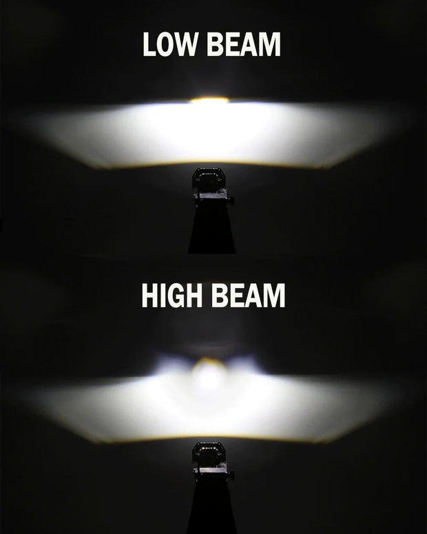 (2pcs/Set)3.5 inch 132W Hyperbolic Rectangular Bi-LED Projector Lens Headlight K9 Series, Retrofit Cutting Installation-K9 Bi-Lens projector